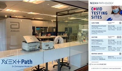 NEXT Biosciences Pathology laboratory for COVID testing