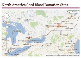 Canada donation sites close up Ontario &amp; Quebec