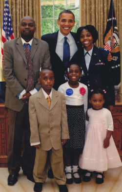 Mulumba family meets President Obama in the oval office thanks to Make A Wish Foundation