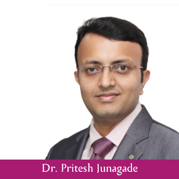 Dr. Pritesh Junagade transplant physician that treated LifeCell client Gauri