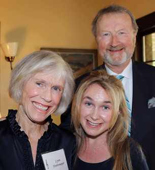 Lynn and Dave Frohnmayer with their daughter Amy in 2012