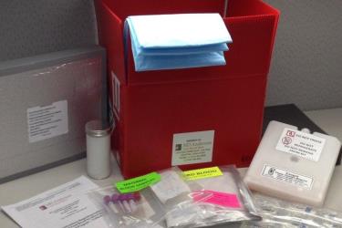 MDAnderson cord blood bank collection kit