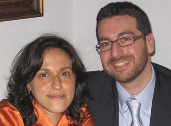 Rita Anzalone, PhD with Giampiero La Rocca, PhD
