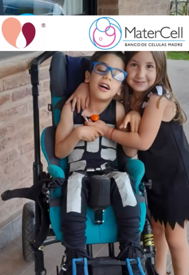 Juanito received his sister's cord blood to treat his Cerebral Palsy (West Syndrome)