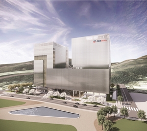 artist rendering CHA's Cell Gene Bioplatform (CGB) in Pangyo 2nd Techno Valley