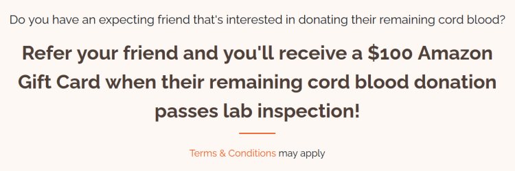 Can you get paid to donate cord blood?