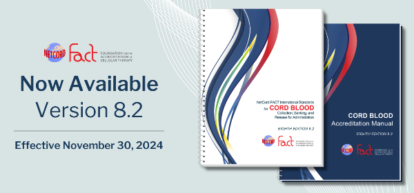 FACT-NetCord Cord Blood Standards Version 8.2