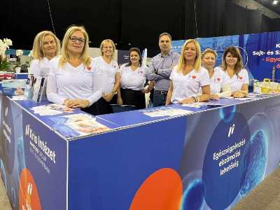 KRIO Institute booth at baby fair in Hungary
