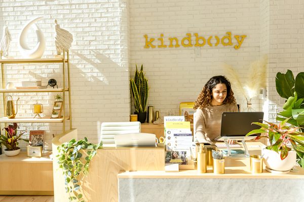 reception area of Kindbody clinic in Washington, DC