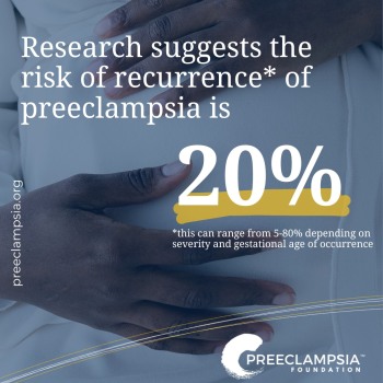 Preeclampsia Foundation: risk of recurrence
