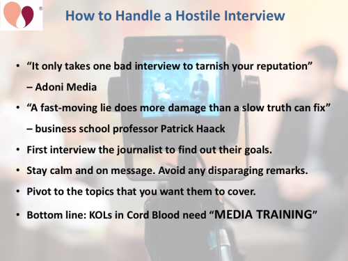 How to handle a hostile interview