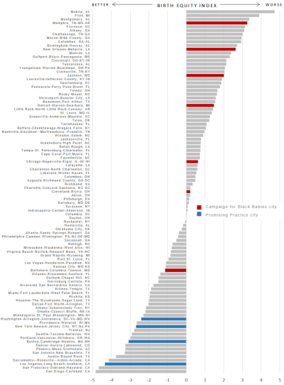 Birth Equity Index from Wallace et al. 2017