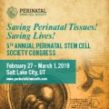 Perinatal Stem Cell Society 2019 Annual Congress Perinatal Stem Cell Society 2019 Annual Congress