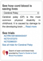 embed open cord blood trials search embed open cord blood trials search