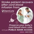 Stroke patient recovers after cord blood infusion from StemCyte Stroke patient recovers after cord blood infusion from StemCyte